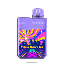 Geek Bar vaporizador desechable exuberante digiflavor - Geek Bar Uruguay VN8V081 hielo de triple baya