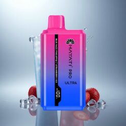 Hayati Pro Ultra 15000 Puffs Azul Frambuesa Piña Fresa Hielo 2% Nicotina 850mAh