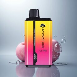 Hayati Pro Ultra 15000 Puffs Durazno Mango Cereza Helado con 850mAh y 2% de nicotina