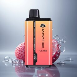 Hayati Pro Ultra 15000 Puffs Fresa Arándano Cereza Hielo con 850mAh y 2% de nicotina