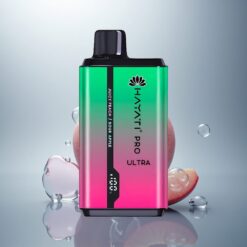 Hayati Pro Ultra 15000 Puffs Manzana Ácida Melocotón Jugoso 850mAh 24ml 2% Nicotina