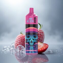 JNR Alien 10000 Helado de Fresa con 850mAh y Luz LED