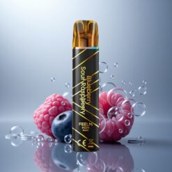JNR Black&Golden 600+200 Arándano Agrio Frambuesa 550mAh 2ml Nicotina 2%