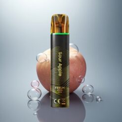 JNR Black&Golden 600+200 Manzana Ácida 550mAh 2ml Sin Carga Nicotina 2%