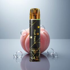 JNR Black&Golden 600+200 Melocotón Dorado 550mAh 2ml Nicotina 2%