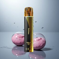 JNR Black&Golden 600+200 Skittles Negro y Dorado con 2% de nicotina y batería de 550mAh