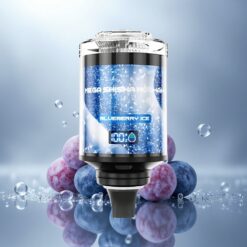 JNR Mega Shisha Hookah 100K Helado de Arándano con 2200mAh y 2% de nicotina