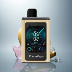 JNR PhoneVape 30000 Banana Hielo con 850mAh y Nicotina Ajustable