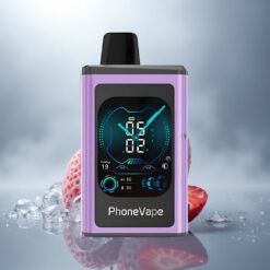 JNR PhoneVape 30000 Fresa Helado con 850mAh y Nicotina Ajustable