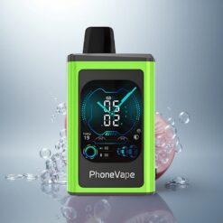 JNR PhoneVape 30000 Manzana Ácida Helada con 850mAh y Nicotina Ajustable