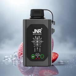 JNR Shisha Hookah Box 20500 Helado de Fresa HD con Dual Mesh y 5% Nicotina