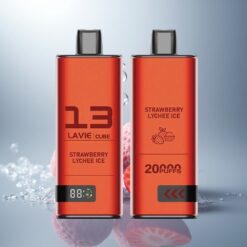 Lavie Cube 20000 Puffs Fresa Lichi Hielo 28ML 5% Nicotina 600mAh
