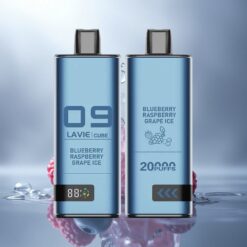 Lavie Cube 20000 Puffs Helado de Mora Arándano Uva con 5% Nicotina y 600mAh