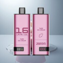 Lavie Cube 20000 Puffs Helado de Taro 5% Nicotina 600mAh